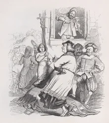 The Fiddler of Meudon from The Complete Works of Béranger, 1836