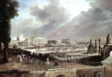 Proclamation of the Second French Republic, Place de la Concorde, February 24