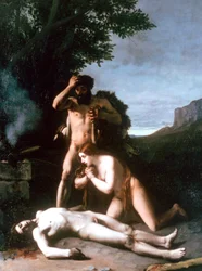 Adam and Eve Finding the Body of Abel, 1858