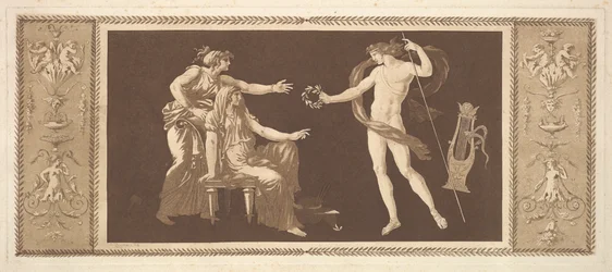 Apollo Crowning the Arts, from Recueil de Différentes Compositions