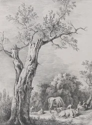 Spring, after a Drawing Completed in Saint-Chamond
