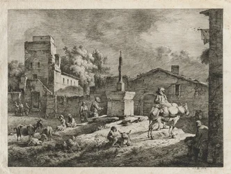 View of Saint-Andeol, 1774