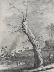 Winter, after a drawing completed in Saint-Chamond, 1795