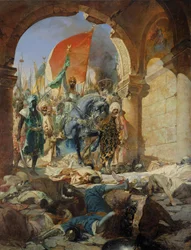 Entry of the Turks of Mohammed II into Constantinople, 29th May 1453, 1876