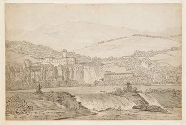 View of Isola di Sora, near Naples