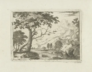 Mountain Landscape with a River
