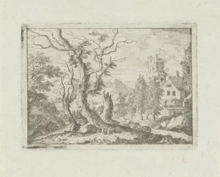 Three Dead Trees on a Hill
