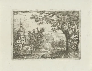 Landscape with Round Tower