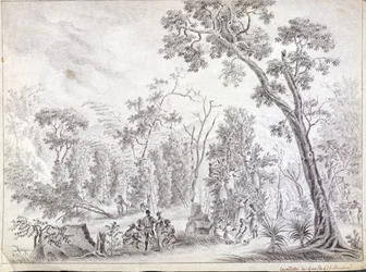 Harvesting Cloves in La Reunion, early nineteenth century
