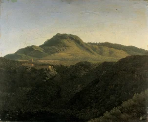 A View of the Roman Campagna, with Lake Nemi