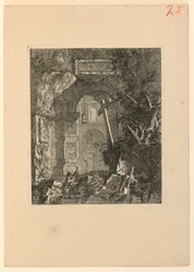 Saint-Francois (?) in a Landscape of Ruins