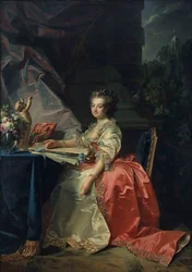Portrait of Marie Louise of Savoy, Princess of Lamballe