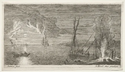 A Bonfire and Moonlight