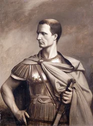 Portrait of Julius Caesar, half-length