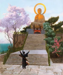 Japanese Imploring a Divinity