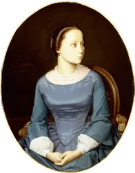 Young Woman in Blue, 1852