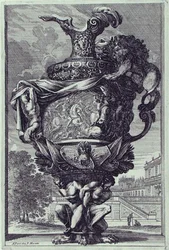 Garden sculpture, published c.1670