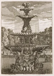 Plate from Fountains and Water Jets in the Italian Style