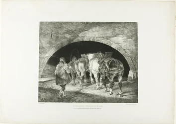 Entrance to the Adelphi Wharf, plate 11 from Various Subjects Drawn from Life on Stone
