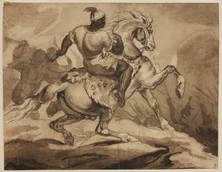 Haitian Horseman (Scene from the "French Colonial Wars")