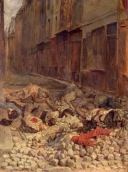 Barricade in the Rue de la Mortellerie, June 1848 (Memory of Civil War)