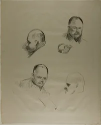 Ambroise Vollard, Four Sketches