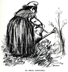 Antisemite drawing published before 1900 in the newspaper 