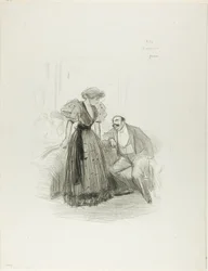 At an Evening Party