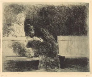 Lawyer Going through a Brief