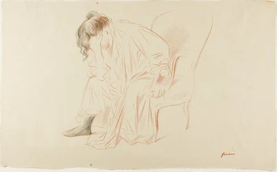 Seated Woman, Head in Right Hand