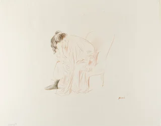 Seated Woman, Head in Right Hand