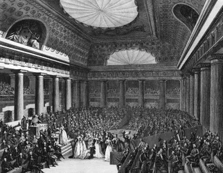 French Revolution: Gift of jewellery made by ladies artists to the National Assembly on September 7