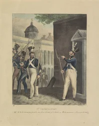 Second Trial, 1828 (Caricatures of the Mismanagement Within the Belgian Militias, 1828)