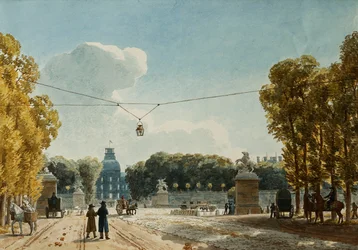 A View of the Tuileries from the Champs-Elysees