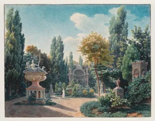 Monument of Diane de Poitiers in the Jardin du Cloître des Petits-Augustins, 1815