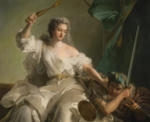 Allegory of Justice in Struggle with Injustice