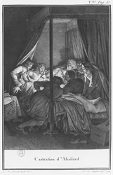 Castrating Abelard, illustration from 