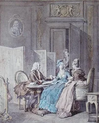 The Declaration of Pregnancy, 2nd Half 18th Century, Engraved by Pietro Antonio Martini (1739-97)