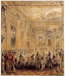 Feast Given by Jeanne Becu, Countess of Barry, at the Castle of Louveciennes