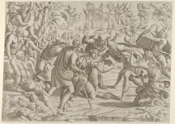 The Treacherous Sinon Brought into the Trajan