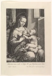 The Virgin and Child with a Rose