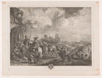 Travelers in Front of an Inn