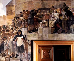 Louis VI of France granting the citizens of Paris their first charter