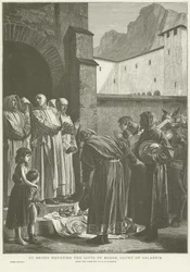 St Bruno refusing the gifts of the Count of Calabria