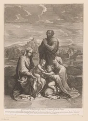 Holy Family with Elizabeth and John