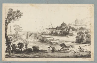 Landscape with Fallen Rider