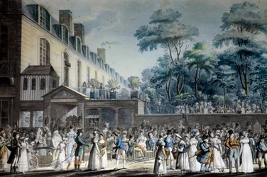 View of Paris: The Promenade of the Turkish Garden