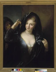 Young Girl at the Pearl Necklace