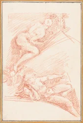Figures from Sistine Chapel ceiling