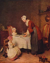 Grace or Le Bénédicité, c1740